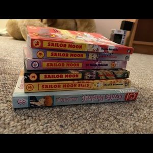 Sailor Moon Mangas and Fruit Baskets included